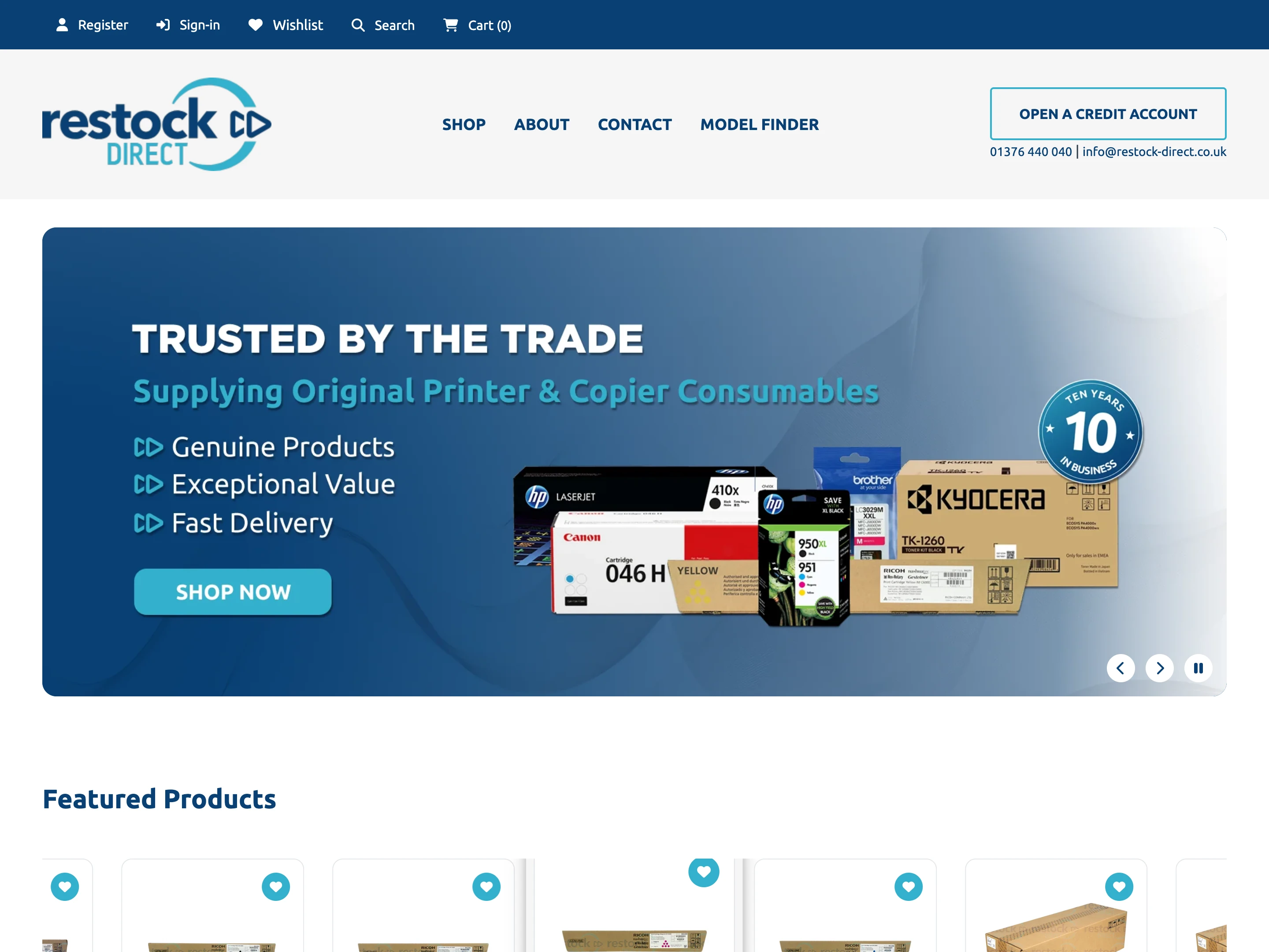 Restock Direct goes live
