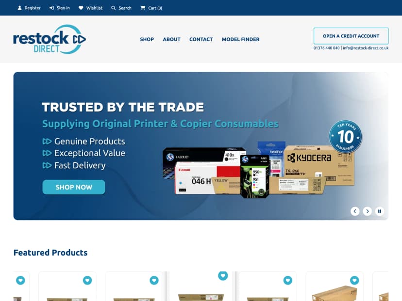 Restock Direct goes live