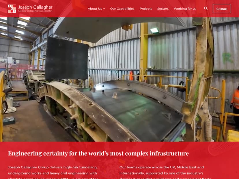 Joseph Gallagher Group goes live