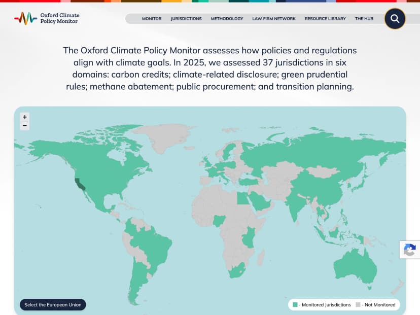 Climate Policy Monitor goes live