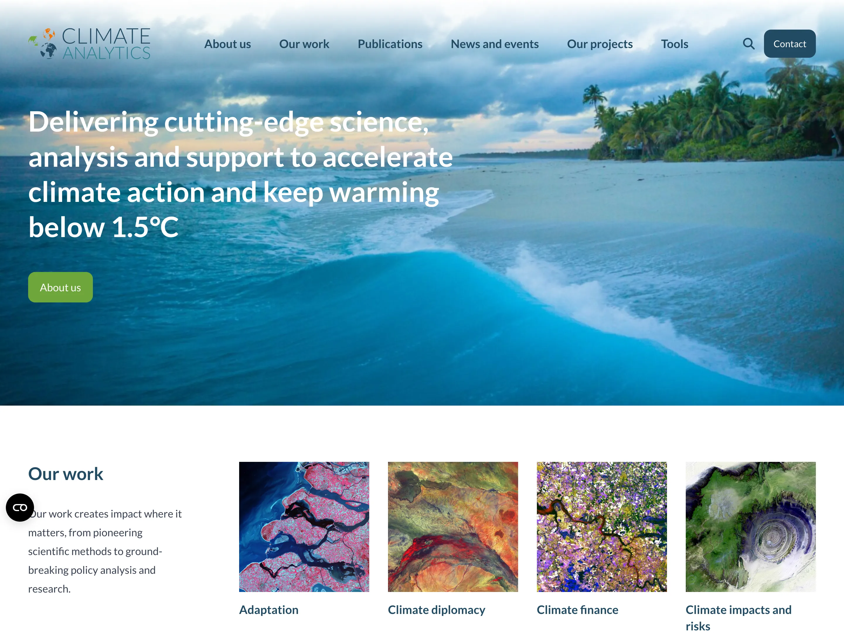 Climate Analytics goes live