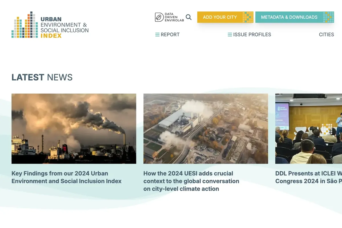 Urban Environment & Social Inclusion Index